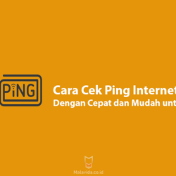 Cara Cek Ping Internet